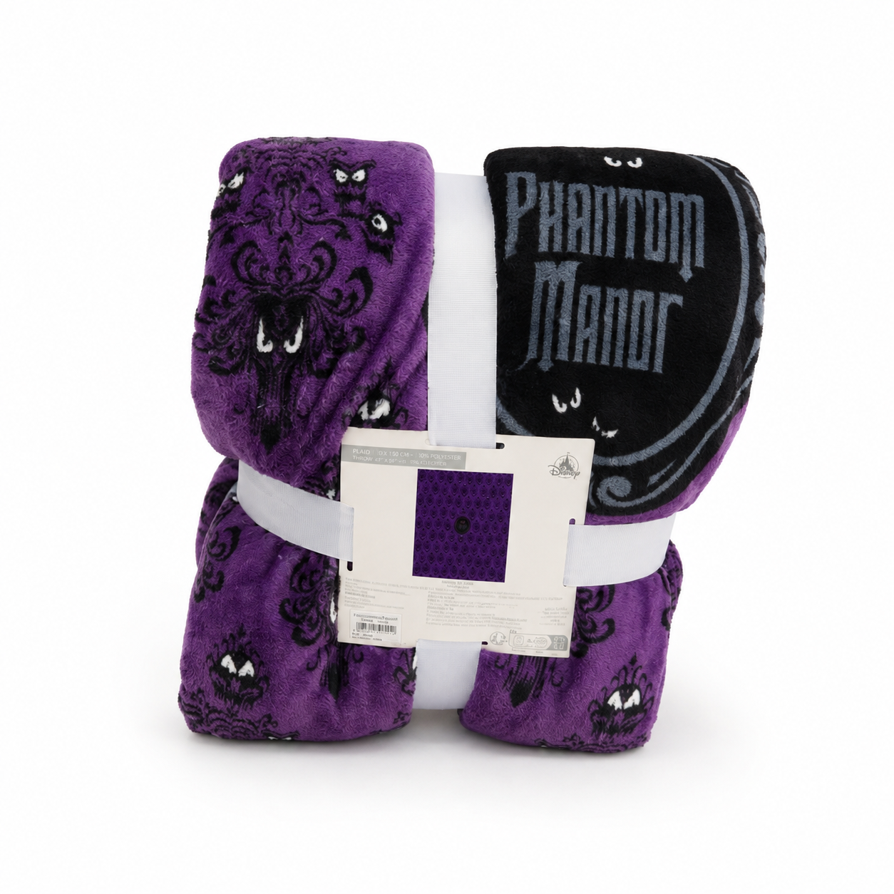 Plaid Phantom Manor violet 130 × 160 cm – Disneyland Paris