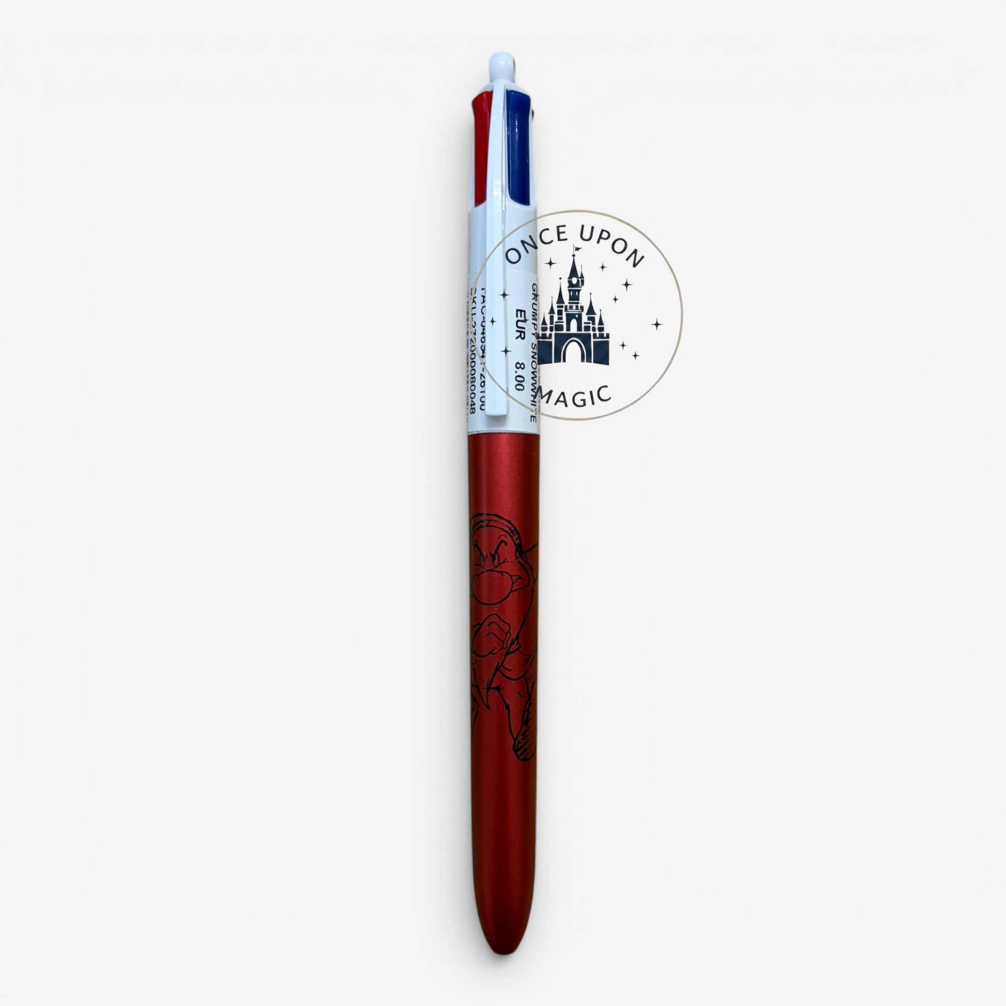 Stylo 4 couleurs Grumpy – Blanche-Neige | Disneyland Paris