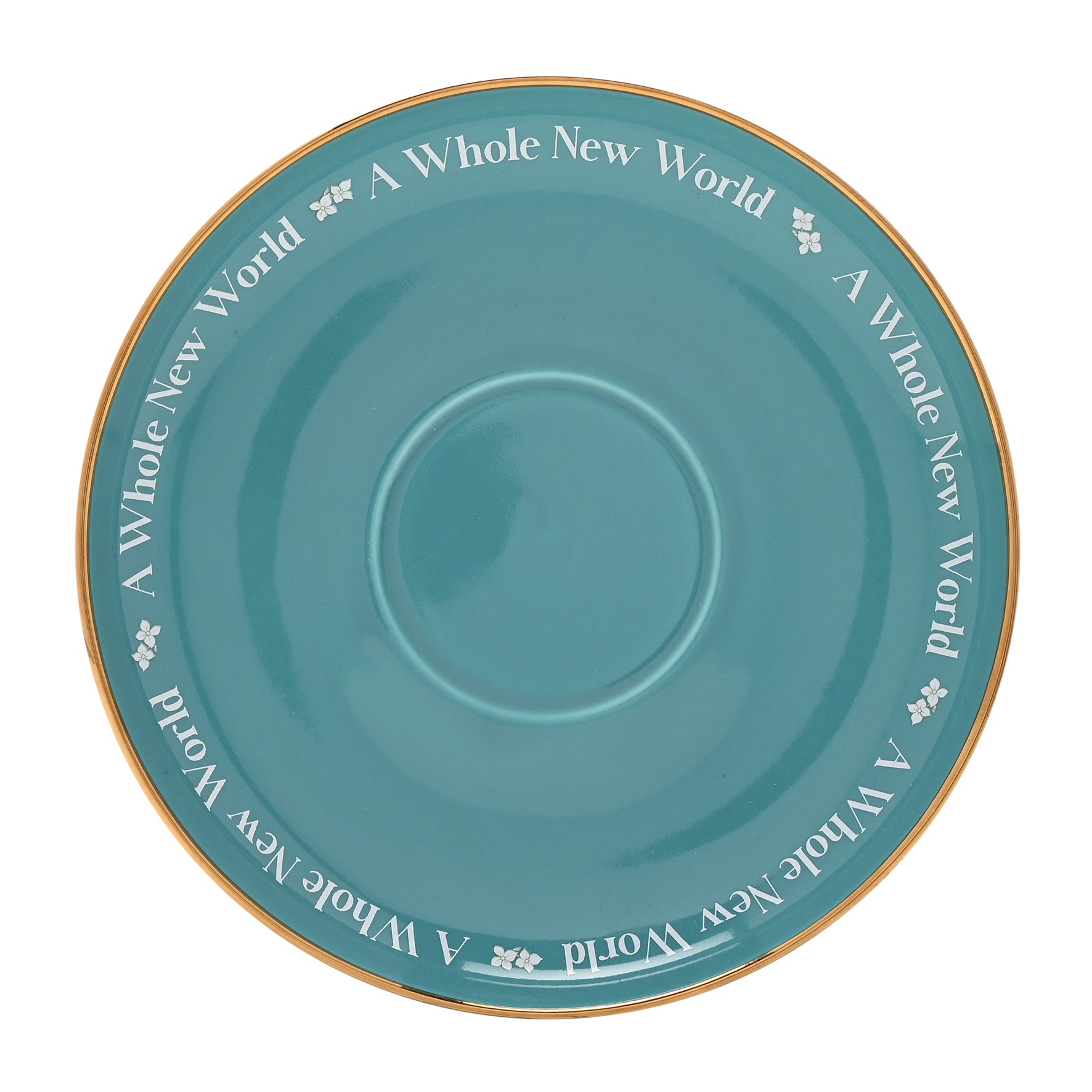 Tasse turquoise Jasmine avec soucoupe Disney Aladdin