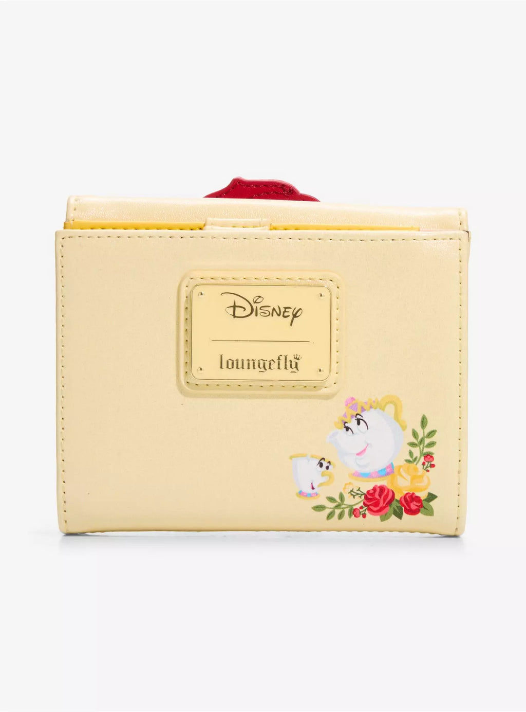 Portefeuille Loungefly Rose Enchantée Scintillant, La Belle et la Bête – visuel 3