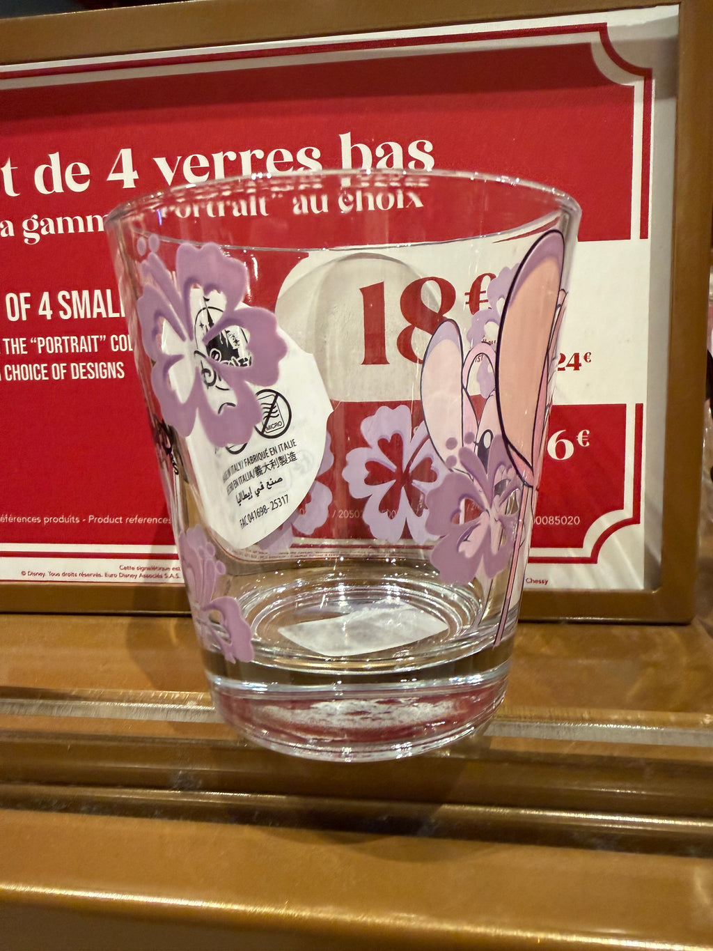 Verre portrait Angel