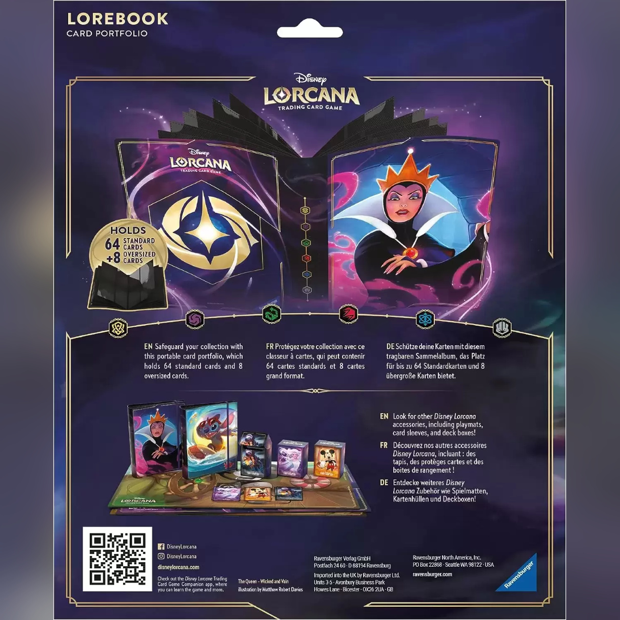 Portfolio La Méchante Reine Disney Lorcana Premier Chapitre