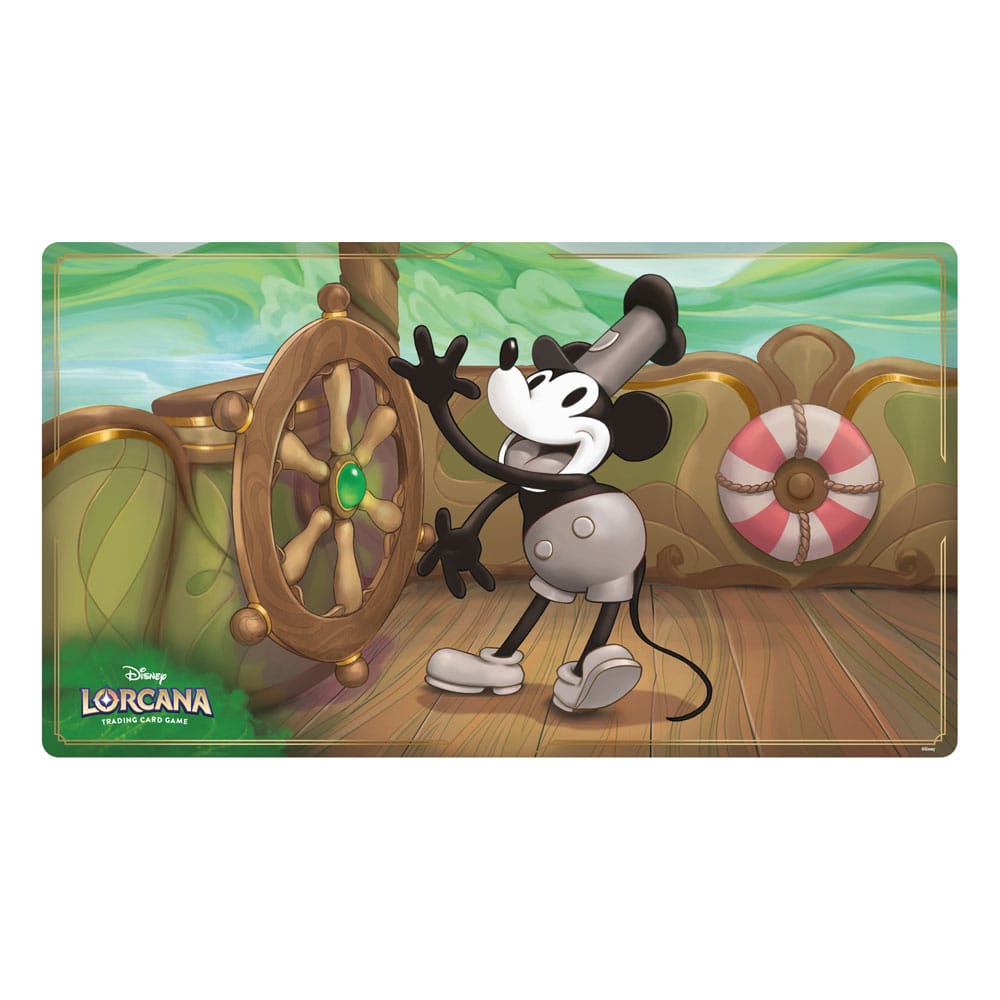 Tapis de jeu Mickey Steamboat Willie Disney Lorcana Premier Chapitre