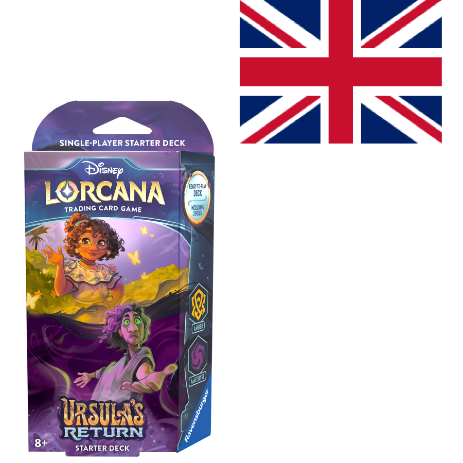 Deck de démarrage Mirabel et Bruno Disney Lorcana Le Retour d’Ursula en anglais