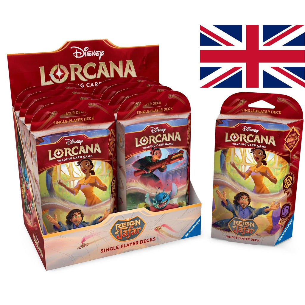 Display 8 decks Disney Lorcana Le Règne de Jafar anglais – vue principale
