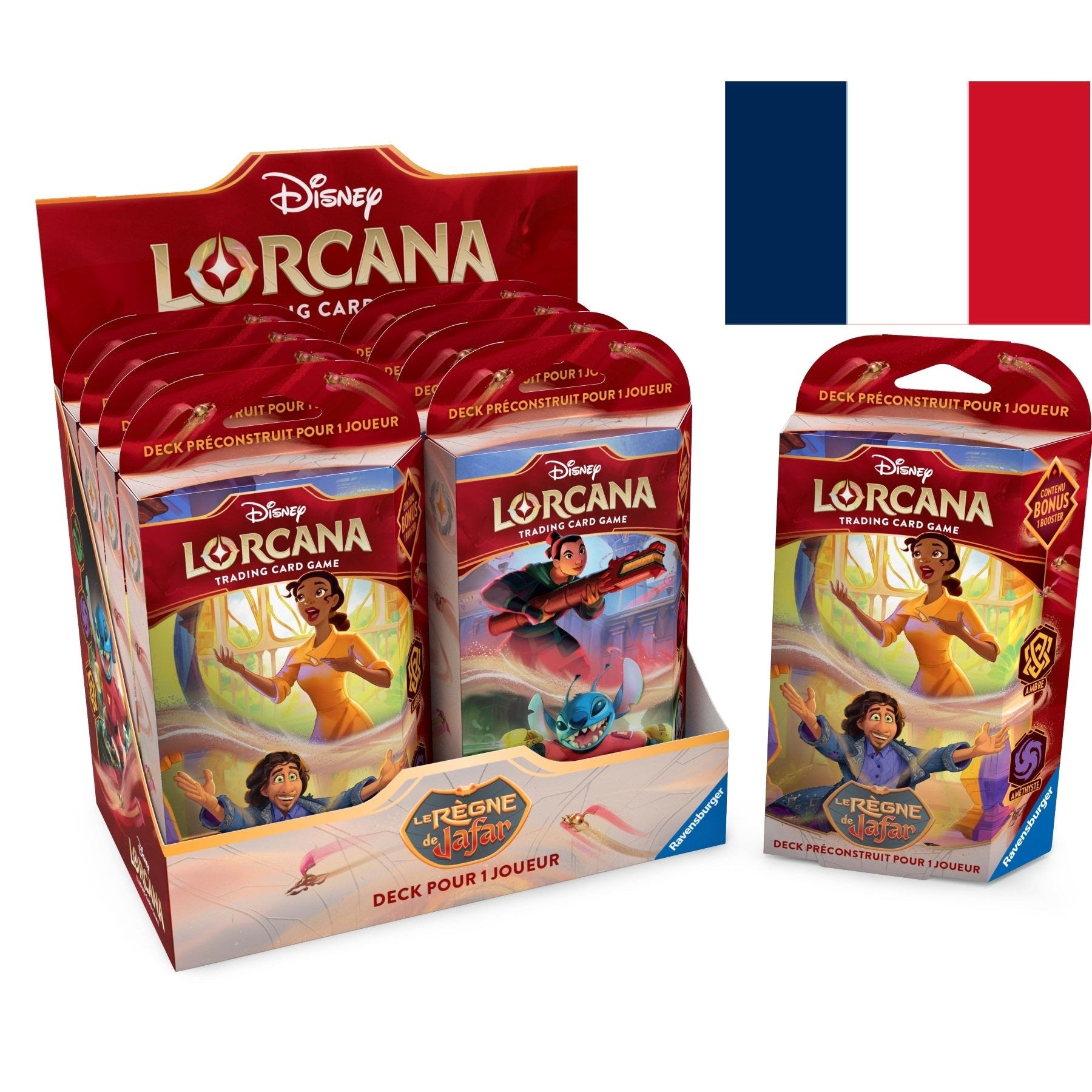 Display 8 decks Disney Lorcana Le Règne de Jafar français – vue principale