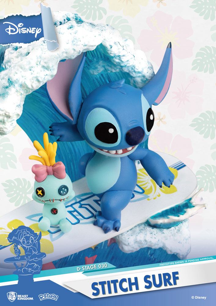 Diorama Stitch Surf D-Stage 15 cm – Lilo & Stitch