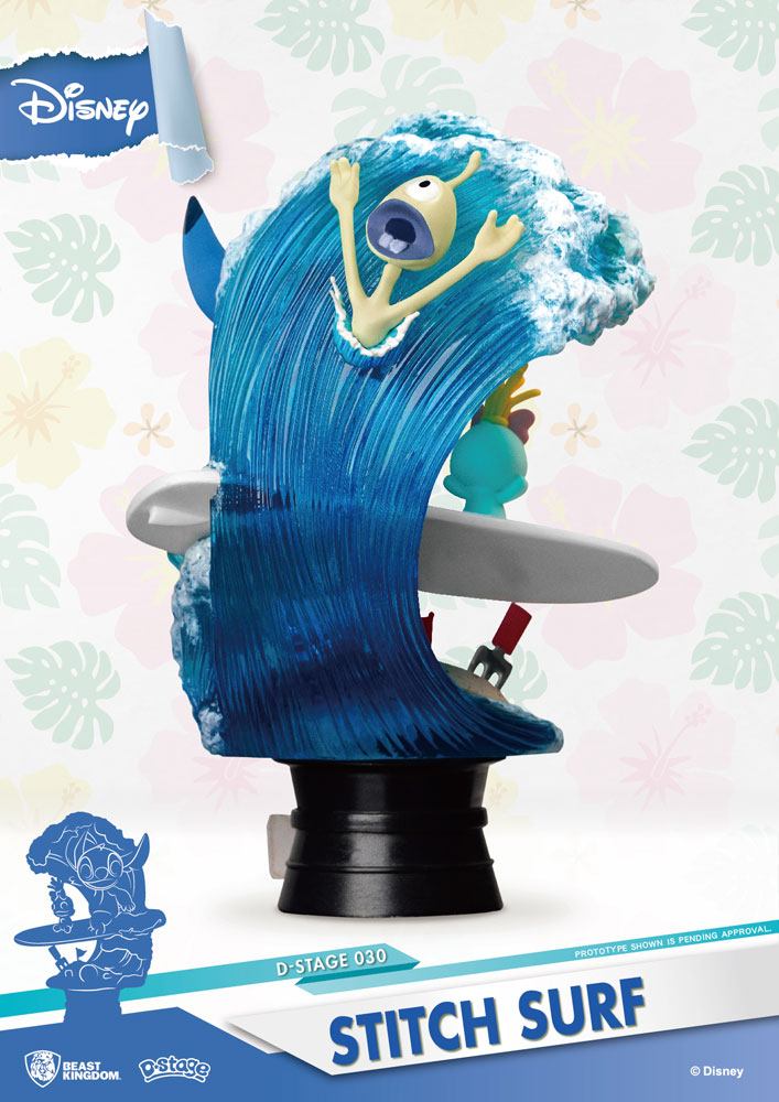 Diorama Stitch Surf D-Stage 15 cm – Lilo & Stitch