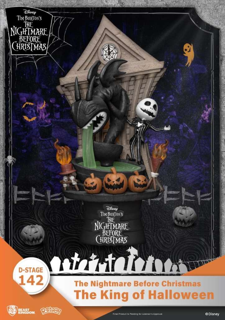 Diorama Jack Skellington Roi d’Halloween D-Stage 15 cm – Beast Kingdom