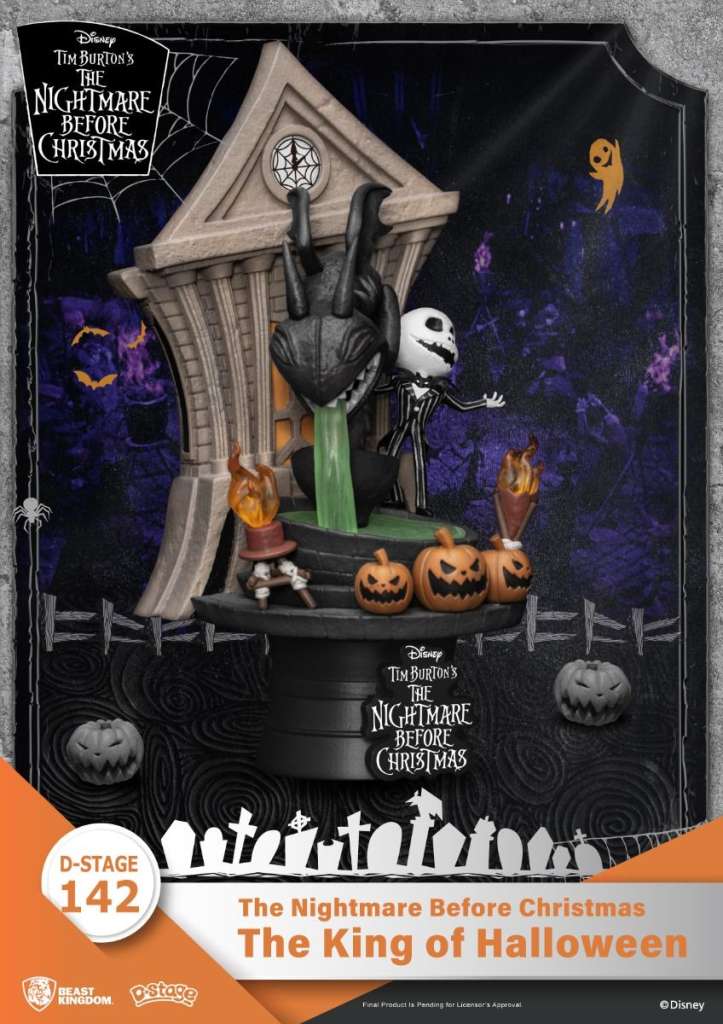 Diorama Jack Skellington Roi d’Halloween D-Stage 15 cm – Beast Kingdom