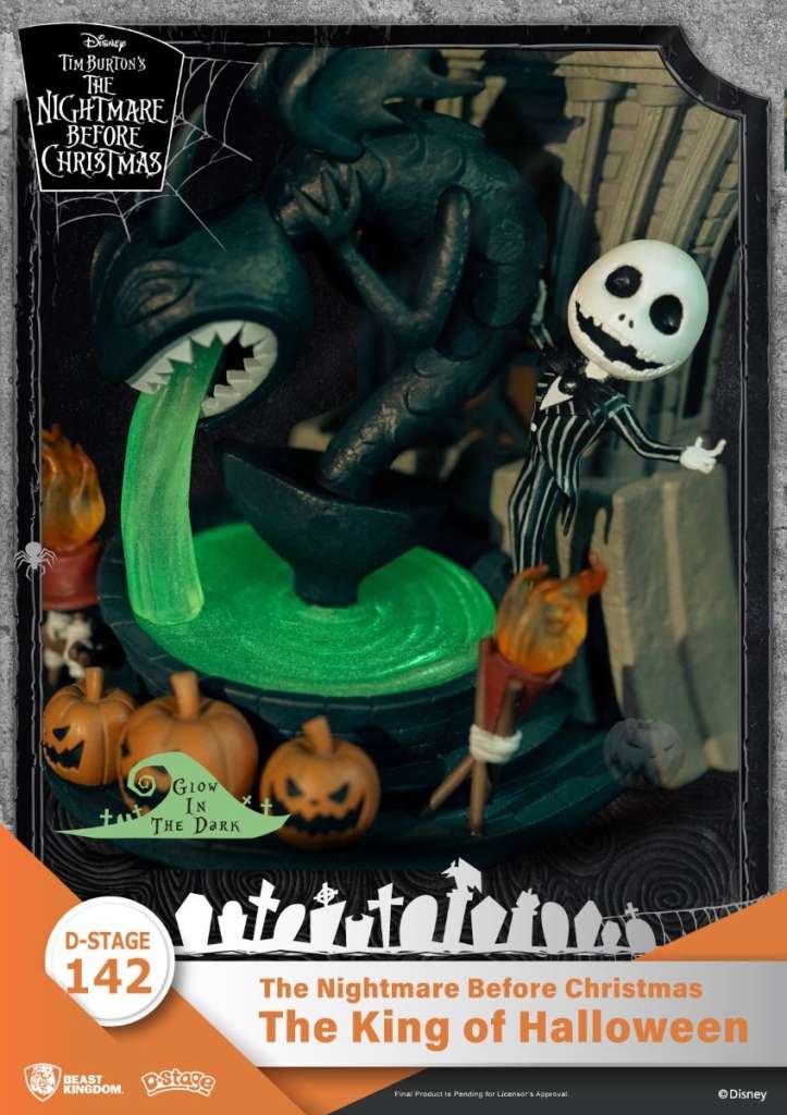 Diorama Jack Skellington Roi d’Halloween D-Stage 15 cm – Beast Kingdom