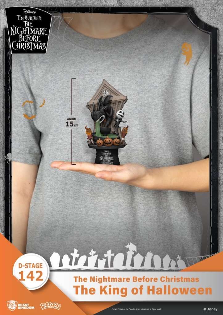 Diorama Jack Skellington Roi d’Halloween D-Stage 15 cm – Beast Kingdom