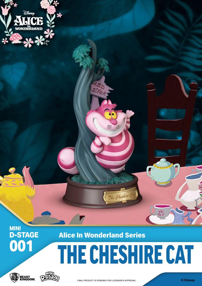 Statuette Chat du Cheshire Mini D-Stage – vue complémentaire