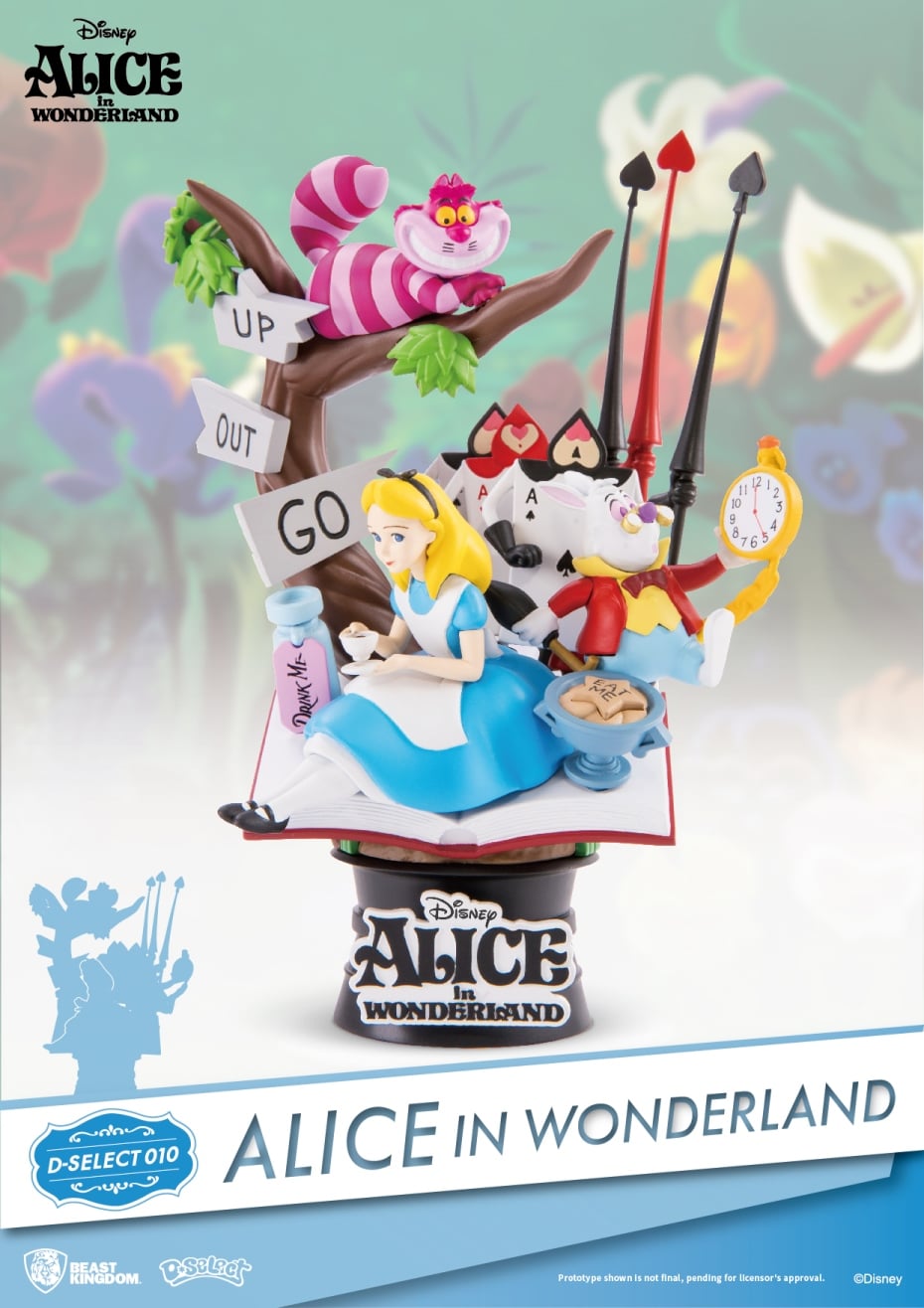 Diorama Alice au pays des merveilles D-Select 18 cm