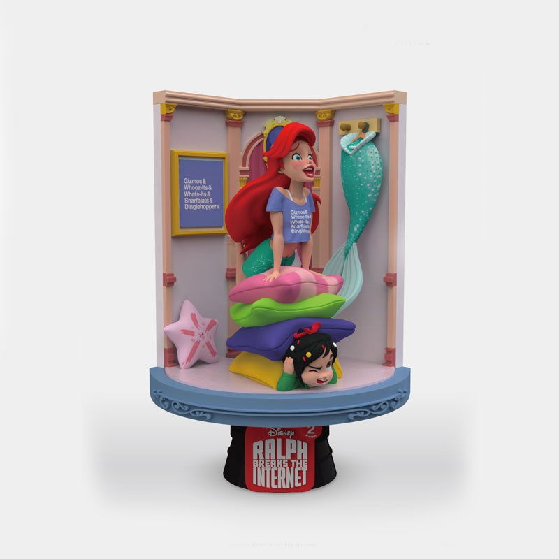 Diorama Ariel et Vanellope D-Stage – Ralph 2.0