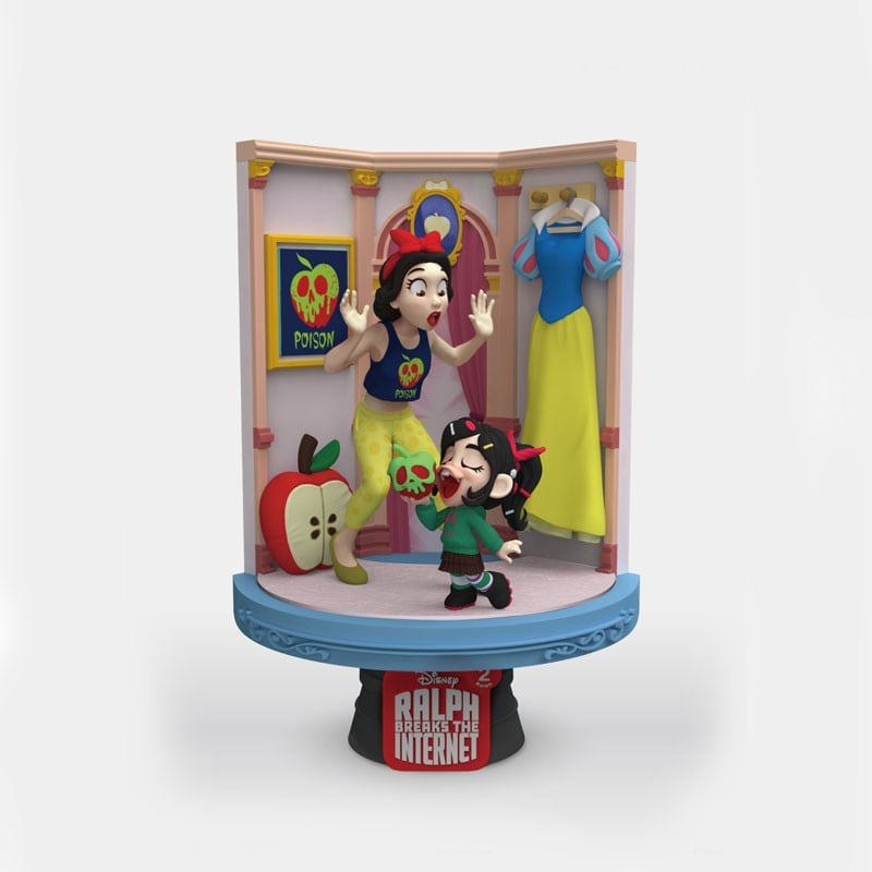 Diorama Blanche-Neige et Vanellope D-Stage 16 cm – Ralph 2.0