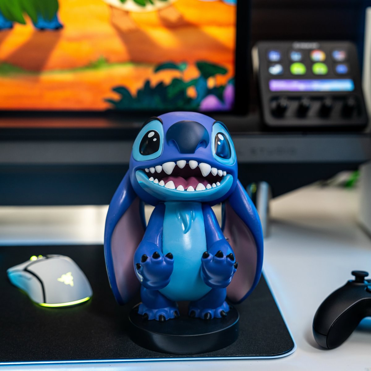 Support manette et smartphone Stitch Smiley 20 cm – Exquisite Gaming