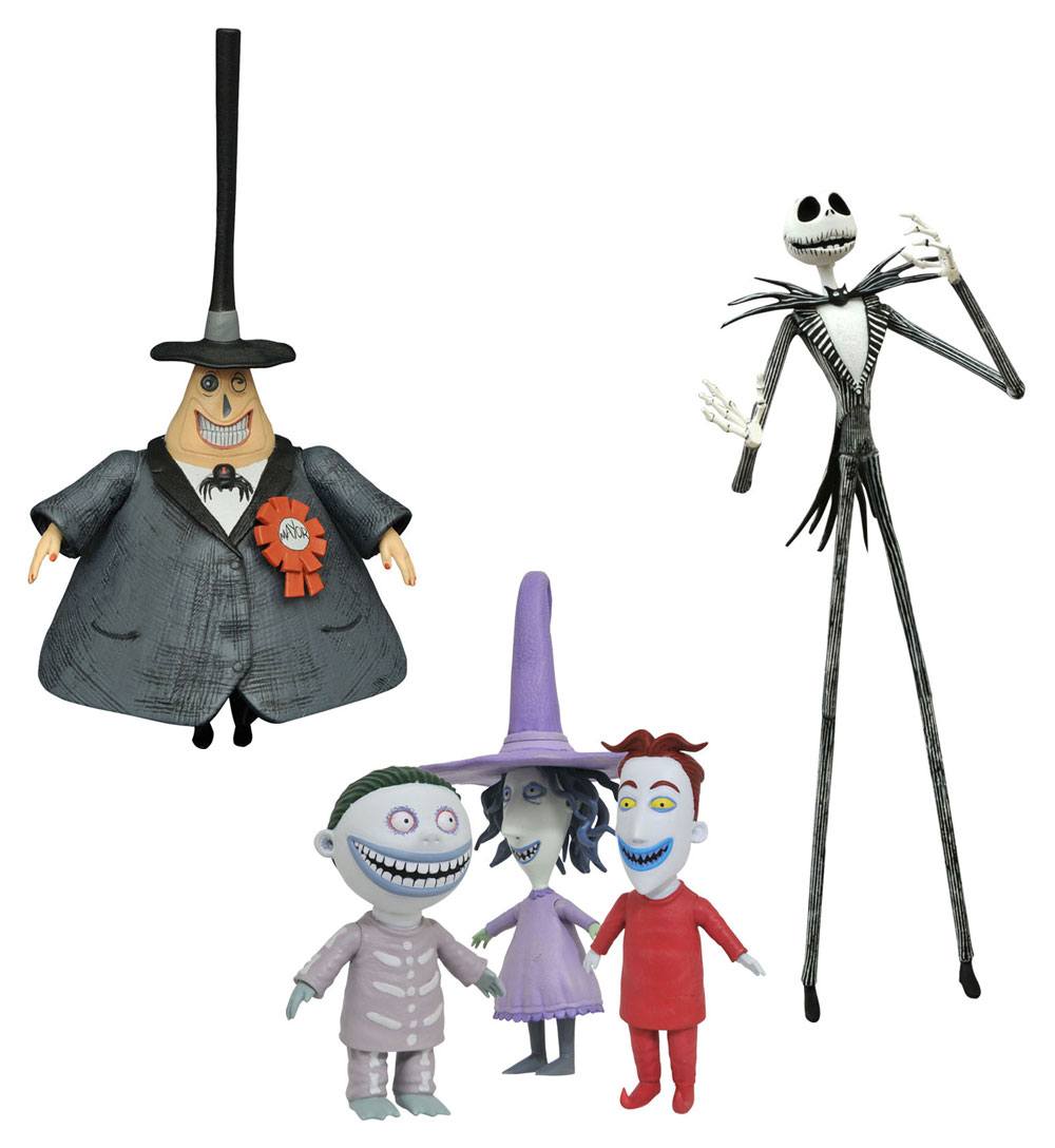 Assortiment de 6 figurines L’Étrange Noël de Monsieur Jack 18 cm – Diamond Select