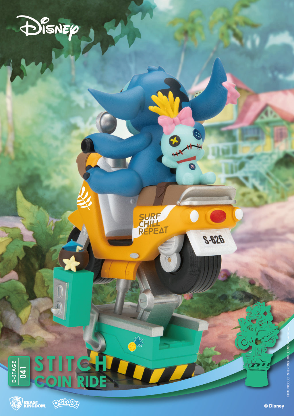 Diorama Beast Kingdom Stitch Coin Ride