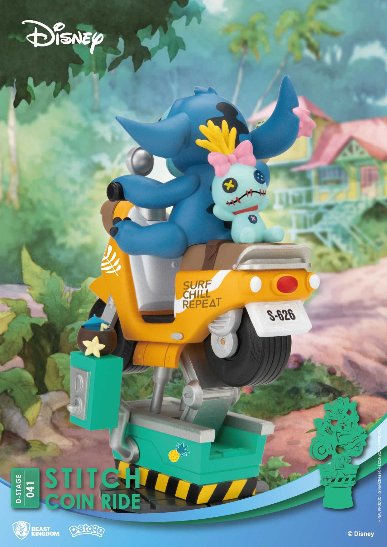 Diorama Beast Kingdom Stitch Coin Ride