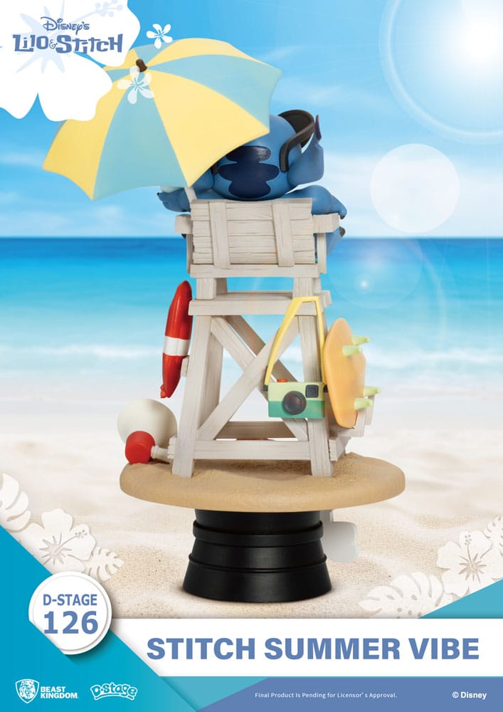 Diorama Stitch Summer Vibe D-Stage 16,4 cm – Beast Kingdom