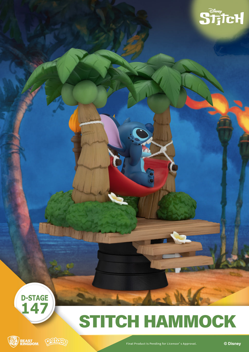 Stitch dans son hamac D-Stage – Beast Kingdom
