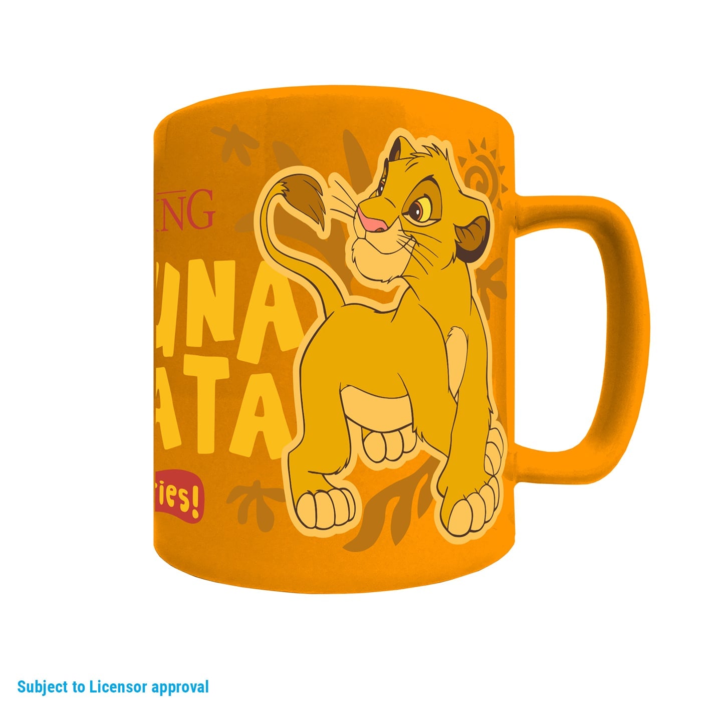 Mug Disney Simba 440 ml avec manchon en peluche – Le Roi Lion