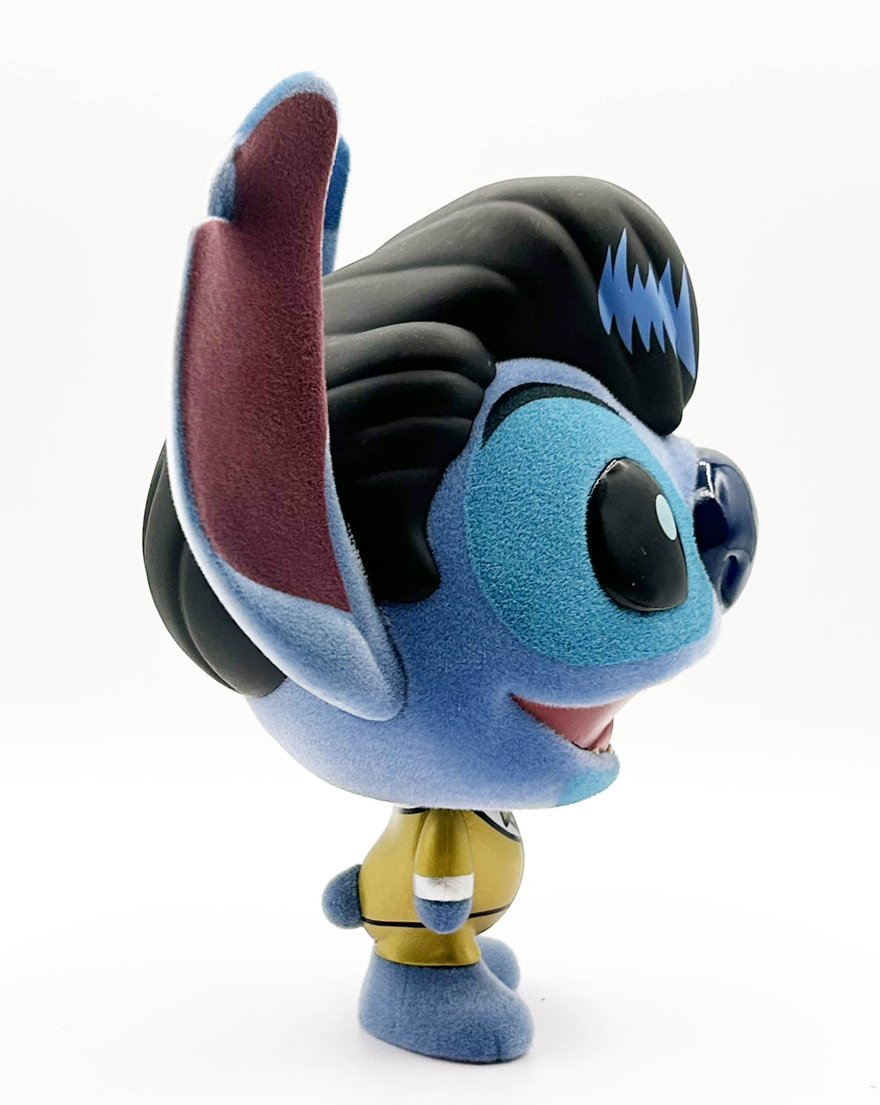 Figurine Stitch Elvis doré Bhunny – vue complémentaire 3