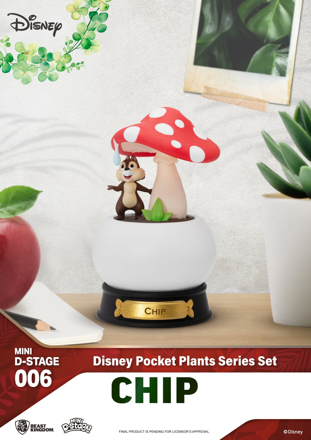 Mini D-Stage Pocket Plant Disney – détail de la collection