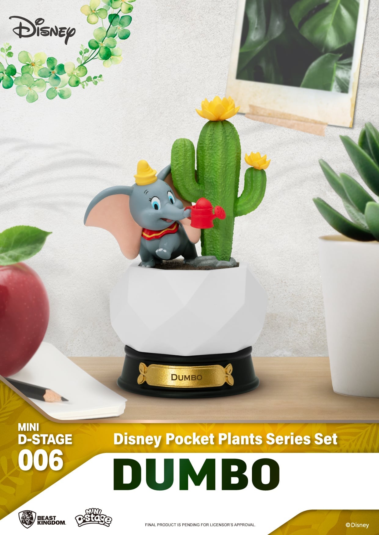 Diorama Pocket Plant Disney 10 cm – Beast Kingdom