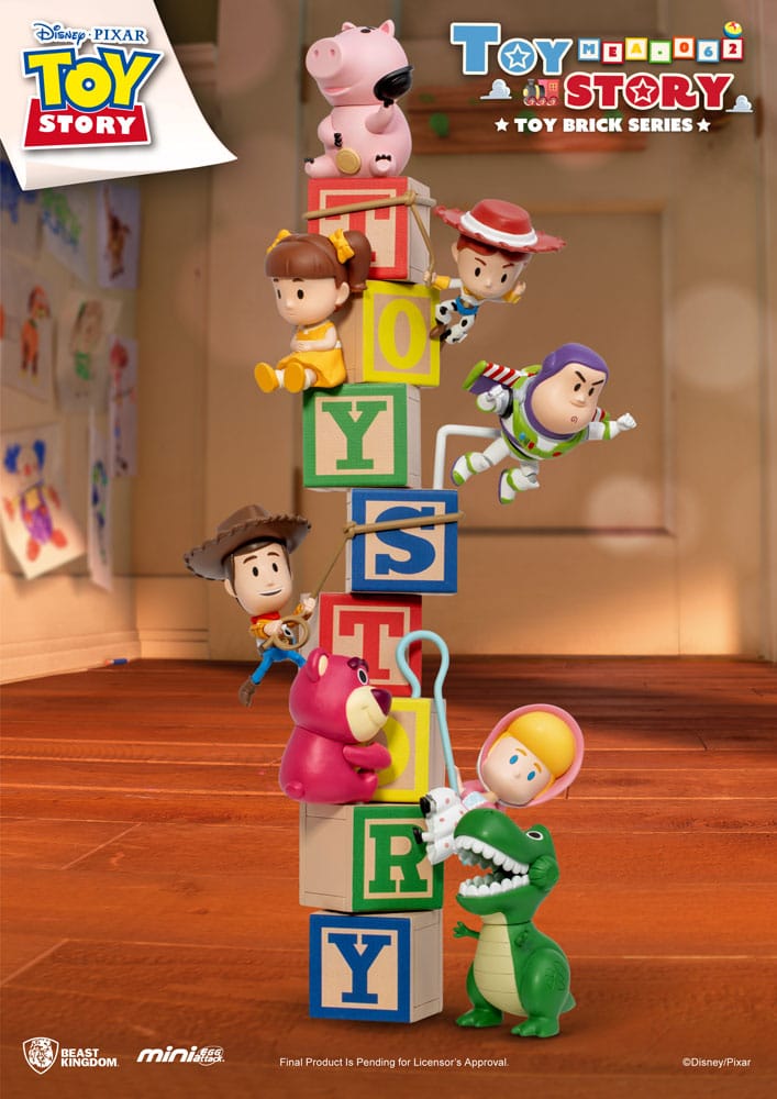 Set de 8 mini figurines Toy Story Toy Brick – Beast Kingdom