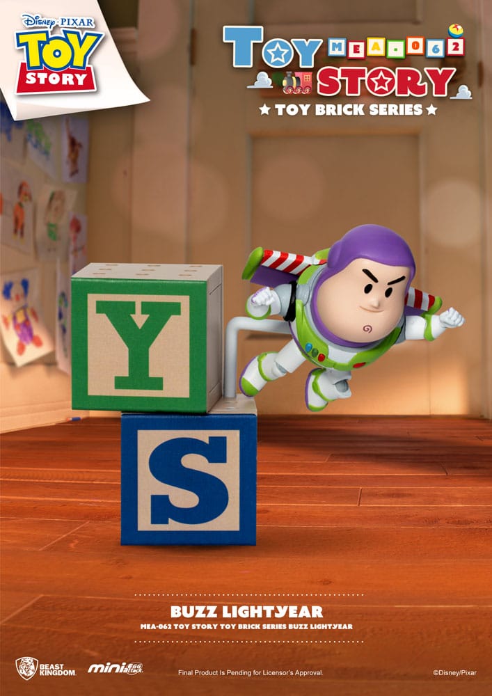 Set de 8 mini figurines Toy Story Toy Brick – Beast Kingdom