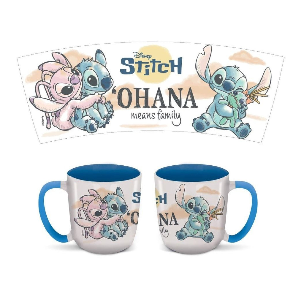 Mug Disney Stitch & Angel Ohana 384 ml à intérieur coloré – Stor