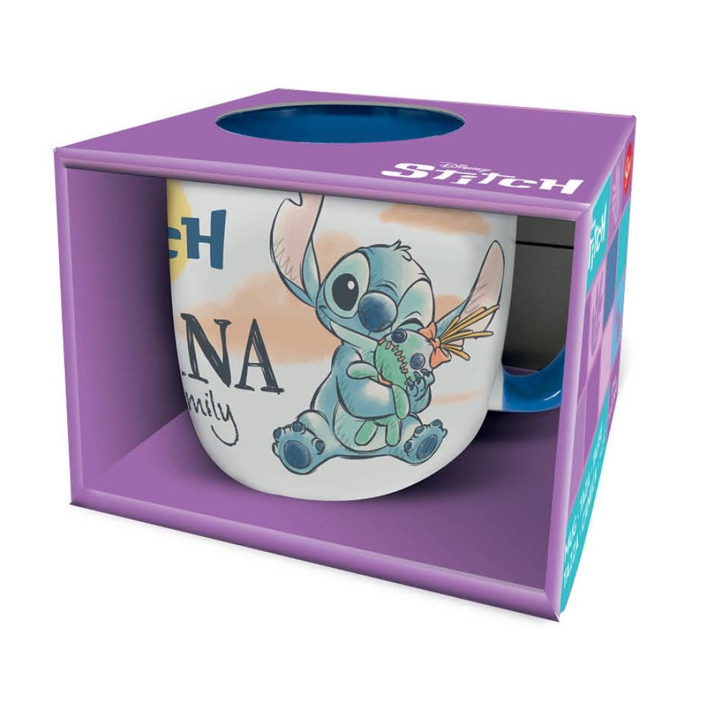 Mug Disney Stitch & Angel Ohana 384 ml à intérieur coloré – Stor