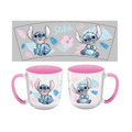 Mug Disney Stitch Watercolor Rose 384 ml à intérieur coloré – Stor