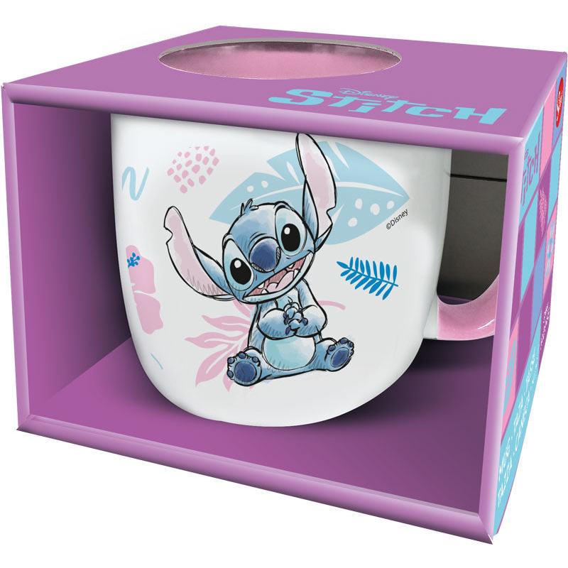 Mug Disney Stitch Watercolor Rose 384 ml à intérieur coloré – Stor