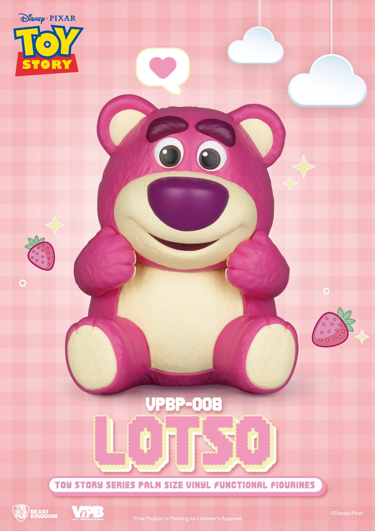 Tirelire Lotso Toy Story 11,6 cm Beast Kingdom – vue principale