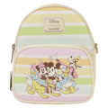 Sac bandoulière Loungefly Mickey et ses amis Rainbow Stripes