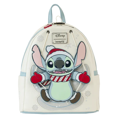 Mini sac à dos Loungefly Stitch ange de neige – Lilo & Stitch