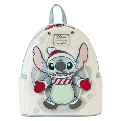 Mini sac à dos Loungefly Stitch ange de neige – Lilo & Stitch