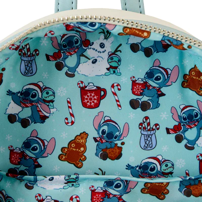 Mini sac à dos Loungefly Stitch ange de neige – Lilo & Stitch