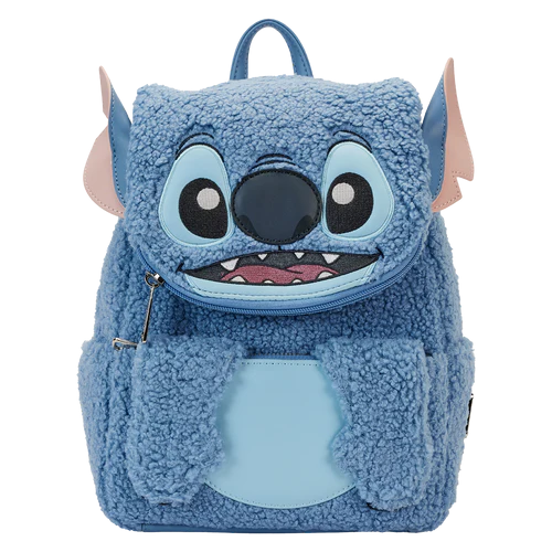 Mini sac à dos Loungefly Stitch Sherpa Cosplay – Lilo & Stitch