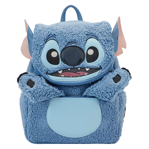 Mini sac à dos Loungefly Stitch Sherpa Cosplay – Lilo & Stitch