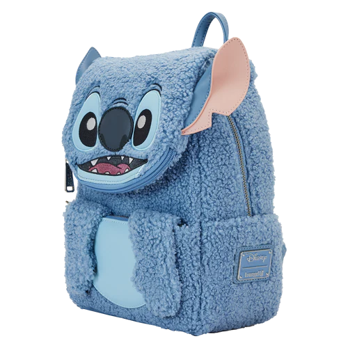 Mini sac à dos Loungefly Stitch Sherpa Cosplay – Lilo & Stitch