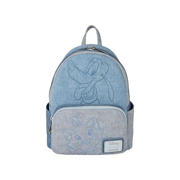 Mini sac à dos Loungefly Chiens et Chats Disney Faux Denim