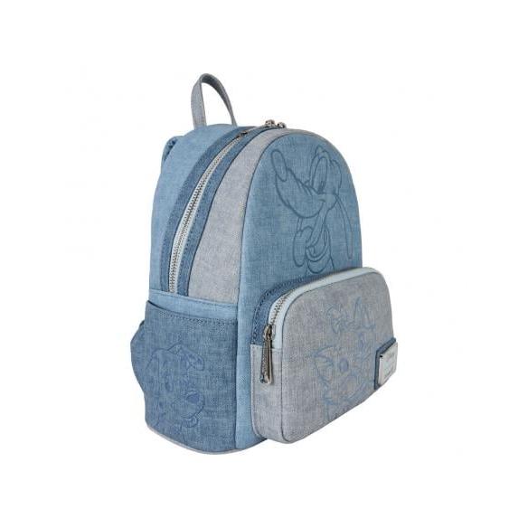 Mini sac à dos Loungefly Chiens et Chats Disney Faux Denim