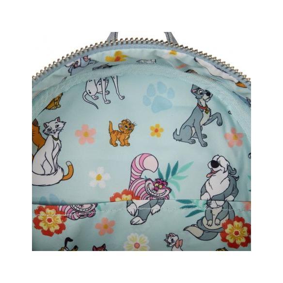 Mini sac à dos Loungefly Chiens et Chats Disney Faux Denim