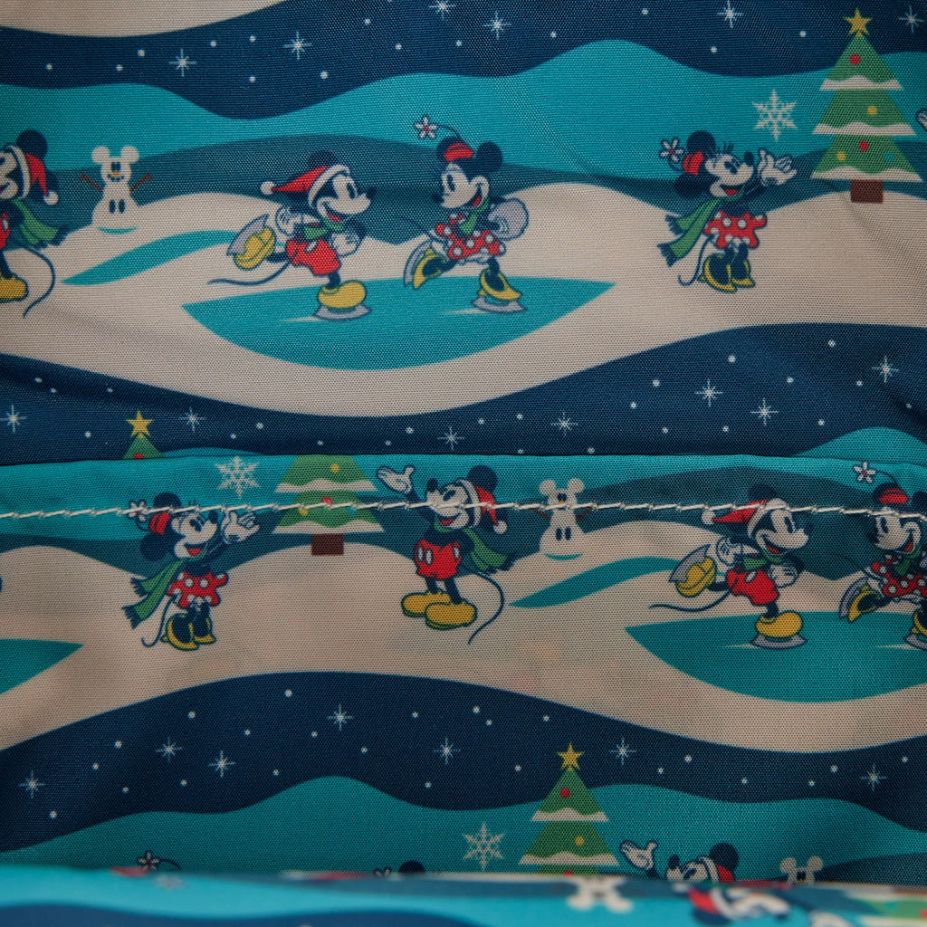 Mini sac à dos Loungefly Mickey et Minnie Holiday