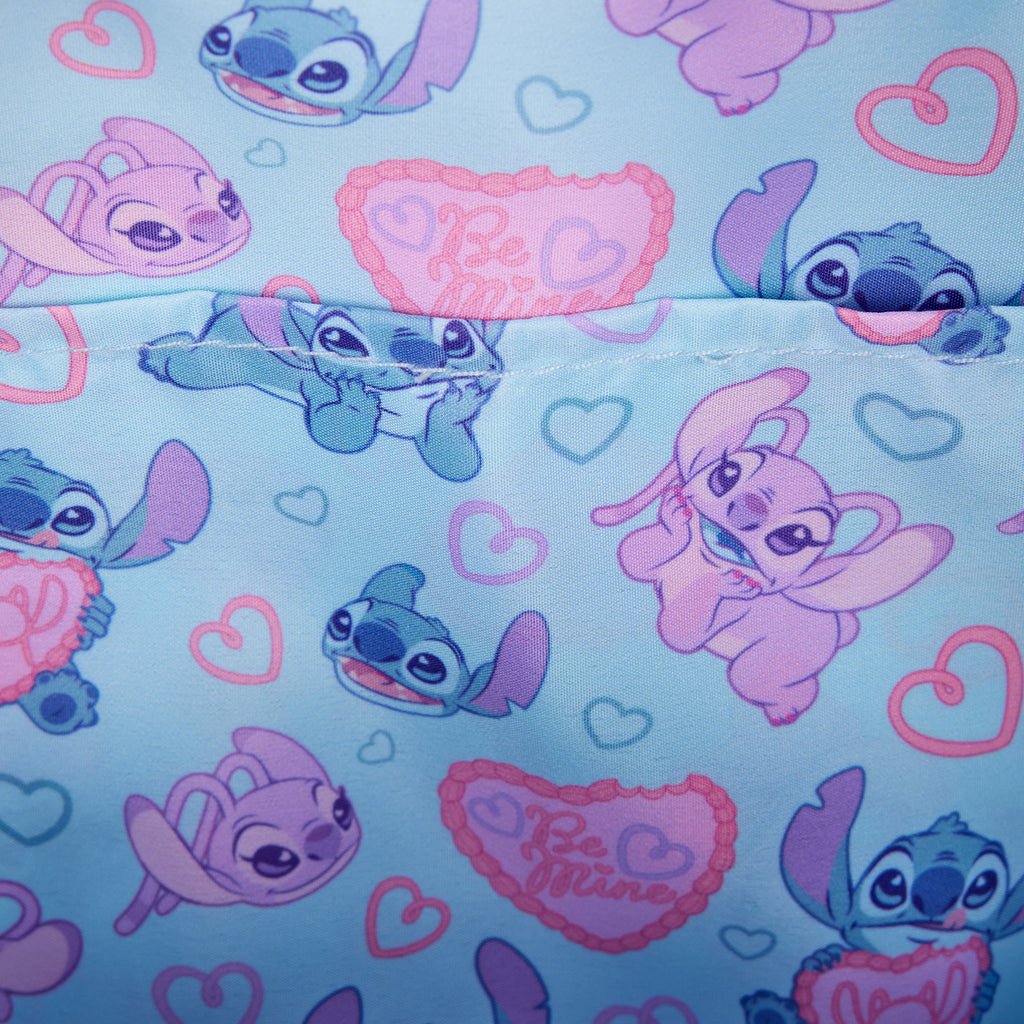 Mini sac à dos Loungefly Stitch et Angel Be Mine