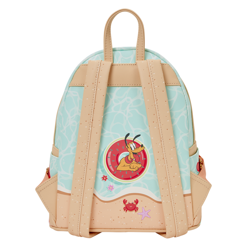 Mini sac à dos Loungefly Mickey et Minnie Beach Fun